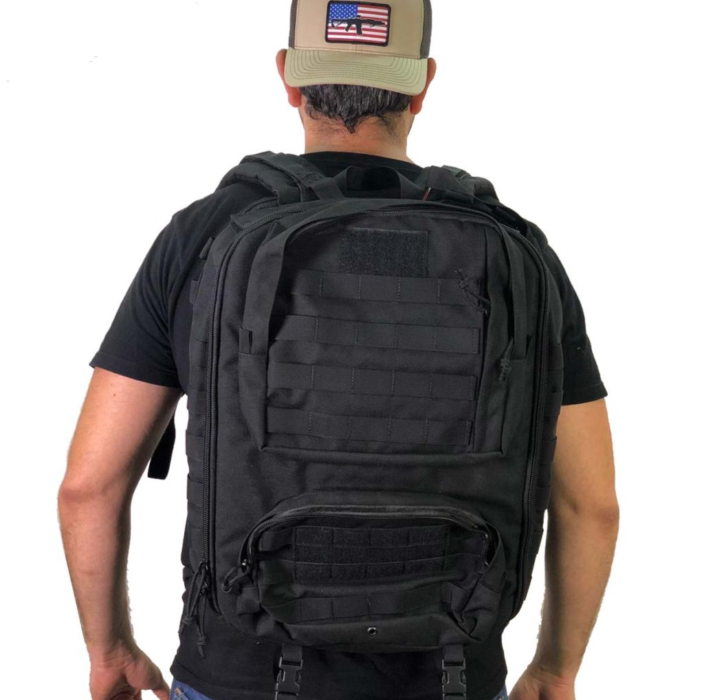 Bulletproof Tactical Backpack Back Side